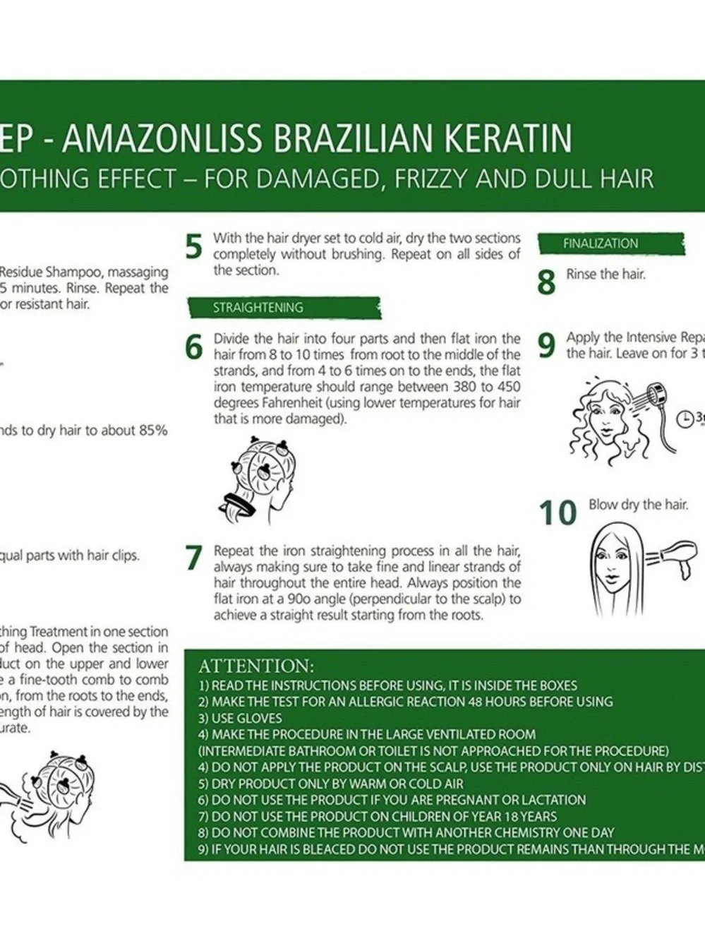 Amazonliss Brazilian Hair Treatment Kit - NEW